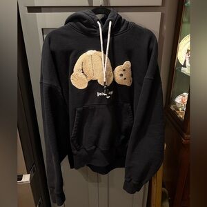 Palm Angels Broken Bear Black Hoodie